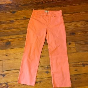 Salmon sneak peek pants